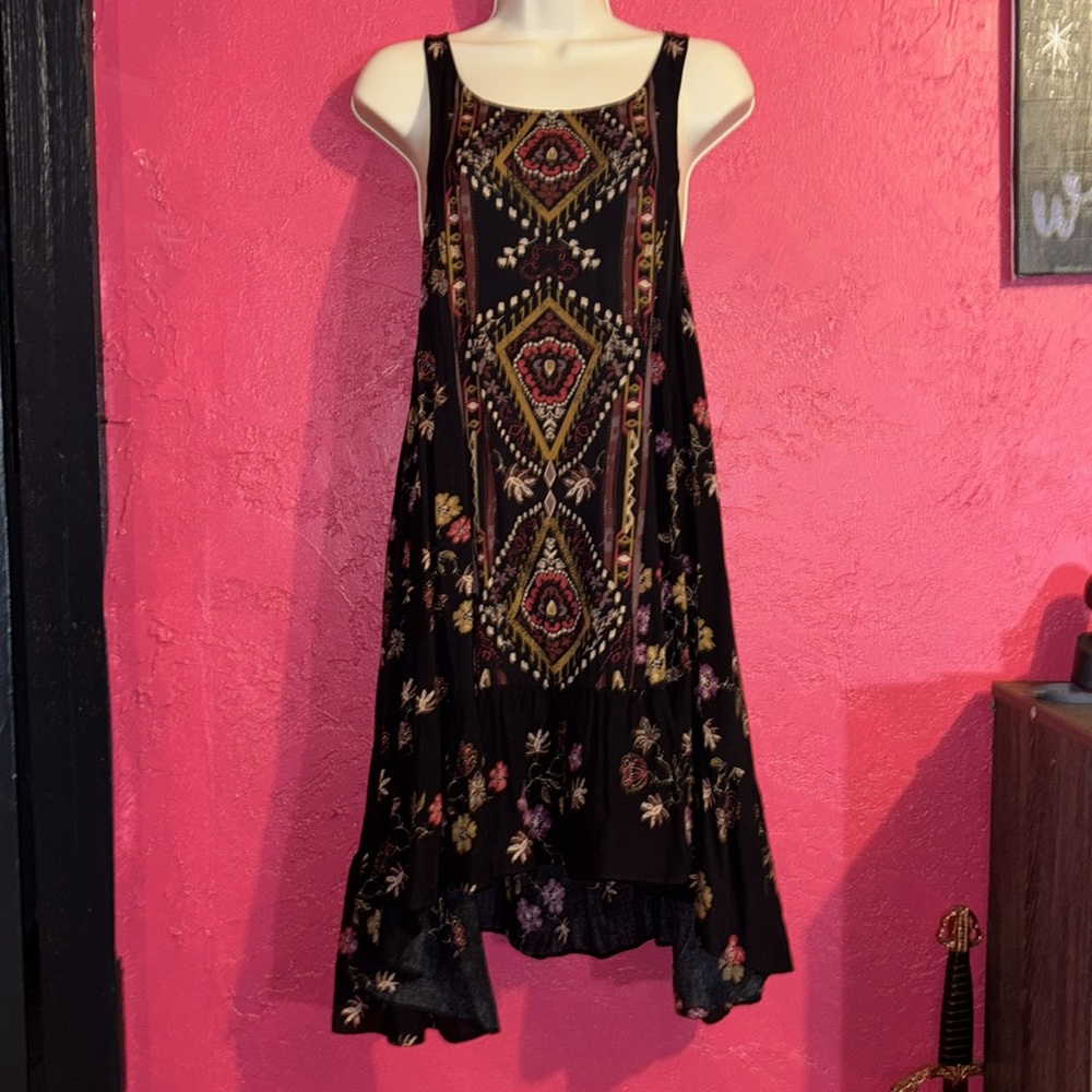 Intimately by Free People Annka Boarder boho hippie slip dress. Sz XS. - Picture 4 of 15